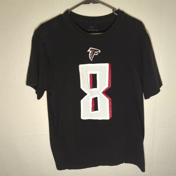 Nike Kyle Pitts Atlanta Falcons T-Shirt Large Black NFL Football Player Tee #8 - Picture 1 of 3